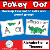 Pokey Dot Alphabet Themed Activities for Fine Motor Center