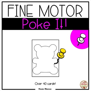 Preview of Fine Motor Skills - Poke It!
