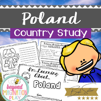 Preview of Poland Country Study *BEST SELLER* Comprehension, Activities + Play Pretend