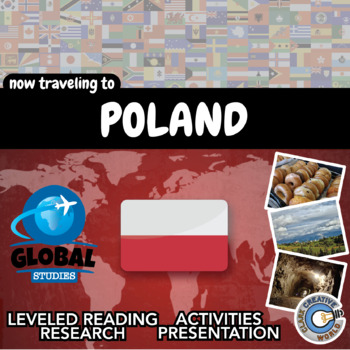 Preview of Poland - Global Studies - Leveled Reading, Activities, Slides & Digital INB