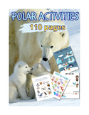Polar Worksheet Arctic Animals Workbook for Prek, Kinderga