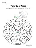 Polar Animal Theme Polar Bear Maze