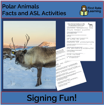 Preview of Polar Animals ASL Winter Fun