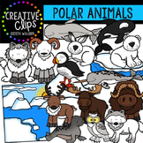 Polar Animals Clipart {Creative Clips Clipart}