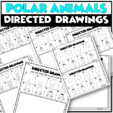 Polar Animals Directed Drawing Coloring Pages