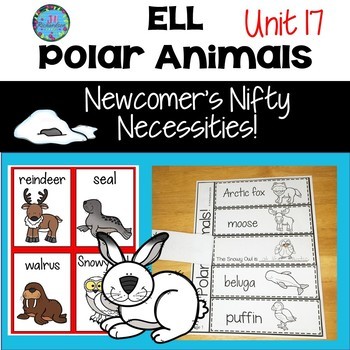 Preview of January ESL Activities Winter Polar Animals Detailed Lesson Plan Arctic