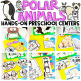 Polar Animals Math and Literacy Centers Preschool | Winter