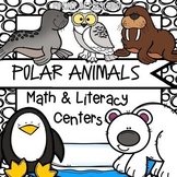 Polar Animals Math and Literacy Centers for Preschool, Pre