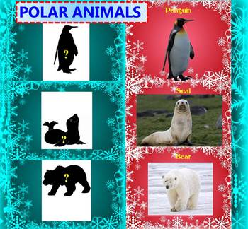 Preview of Polar Animals Penguin Polar Bear Cold Deserts distance learning