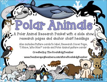 Preview of Polar Animals Research Packet