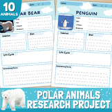 Polar Animals Research Project Templates | Polar Animal Report