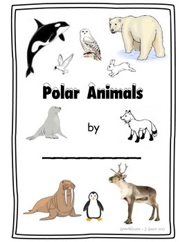 Preview of Polar Animals -Winter Writing and Word Work