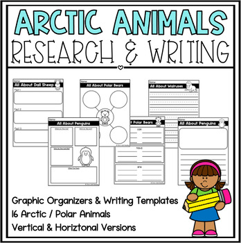 Preview of Arctic / Polar Animals Research Writing