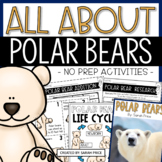 Polar Bear Activities - 2nd & 3rd Grade January Science, M