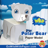 Polar Bear Craft Activity | 3D Paper Model