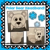 Polar Bear Craft, Polar Bear Headband, Winter Animal Craft