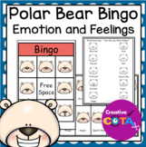 Polar Bear Emotion and Feelings Bingo Game