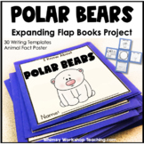 Polar Bear Research Writing Flap Book with 30 Differentiat