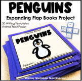 PENGUINS Research Writing Flap Book with 30 Differentiated