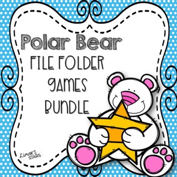 Preview of Polar Bear File Folder Games {WINTER}