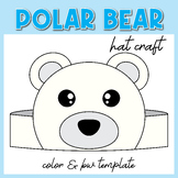 Polar Bear Hat Craft | Headband/Crown Printable Paper Anim