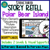 Polar Bear Island | Structured Story Retell | Winter Speec