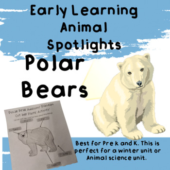 Preview of Polar Bear Lesson for Prek - Kindergarten - Homeschool science, nature study