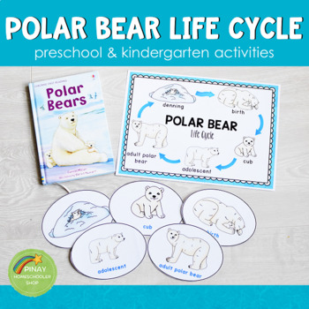 Polar Bear Life Cycle Activity Set Preschool Kindergarten Tpt