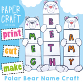 Polar Bear Name Craft