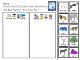 Polar Bear, Polar Bear, What do you Hear? Sorting worksheets