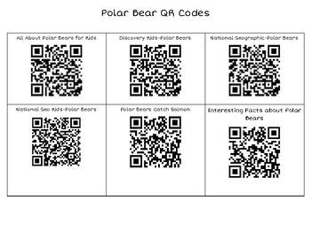 Preview of Polar Bear QR Codes (nonfiction)