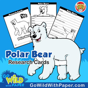 Preview of Polar Bear Research Project | Animal Report Template