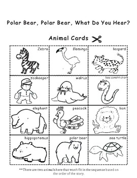 Polar Bear What Do You Hear? by Eric Carle Sequencing Activity TpT