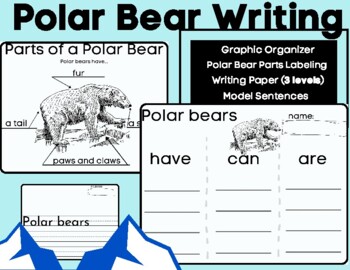 Polar Bear Writing and Labeling- Informative (Have Can Are) w/ Anchor ...