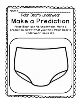 Polar Bear's Underwear Book Companion for Preschool or