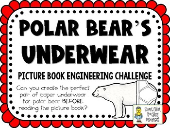 Polar Bear's Underwear Book Companion for Preschool or Kindergarten No-Prep