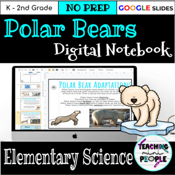 Preview of All About Polar Bears | Arctic Tundra | Digital Interactive Notebook