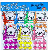 Polar Bears Color Sorting Mats
