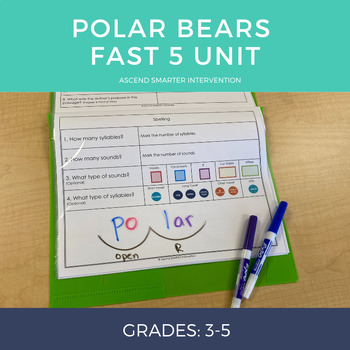 Preview of Polar Bears Fast 5 Unit (3rd - 5th)