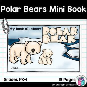 Preview of Polar Bears Mini Book for Early Readers - Animal Study