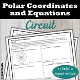 Polar Coordinates and Equations CIRCUIT with worked soluti