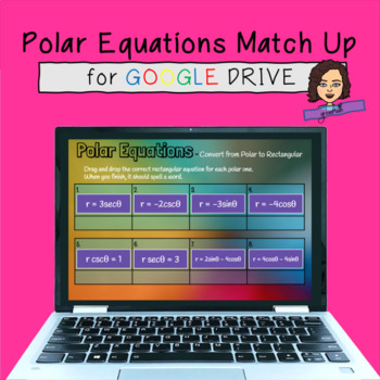 Preview of Polar Equation Match Up - Distance Learning