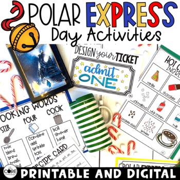 Preview of Polar Express Activities - Print & Digital Lesson Plans