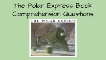 Preview of Polar Express Book Comprehension Questions- Google slides- Remote Learning
