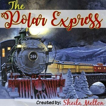Preview of Polar Express Christmas Fun Activities, Hot Chocolate, Writing, Story Elements