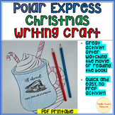Polar Express Christmas hot cocoa mug writing craft activity easy