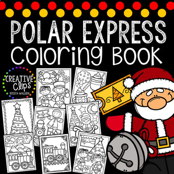 Preview of Polar Express Coloring Pages {Christmas Coloring Pages}
