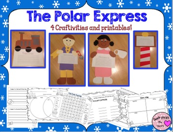 Preview of Polar Express Craftivities & Printables Bundle (4 Writing Crafts!)