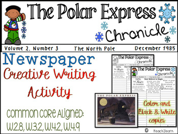 Preview of Christmas Writing - Polar Express