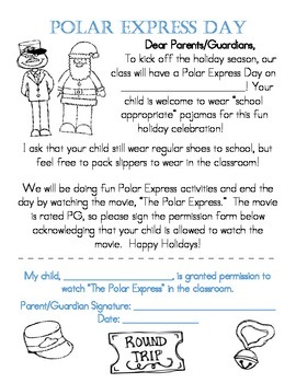 Polar Express Day by Better at the Beach | TPT